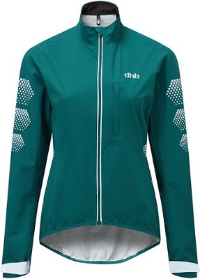 dhb Flashlight Womens Waterproof Jacket - Atlantic Deep - UK 8, Atlantic Deep
